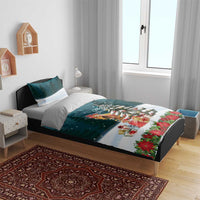 F Caw F Chicken Bedding Set Funny Christmas - Wonder Print Shop