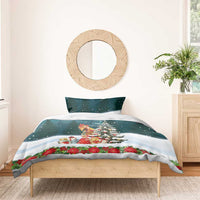 F Caw F Chicken Bedding Set Funny Christmas - Wonder Print Shop