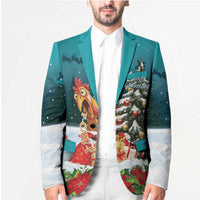 F Caw F Chicken Blazer Funny Christmas - Wonder Print Shop