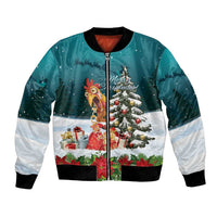 F Caw F Chicken Bomber Jacket Funny Christmas - Wonder Print Shop