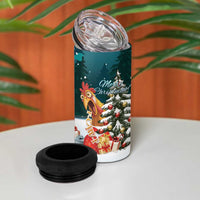 F Caw F Chicken 4 in 1 Can Cooler Tumbler Funny Christmas - Wonder Print Shop