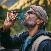 F Caw F Chicken 4 in 1 Can Cooler Tumbler Funny Christmas - Wonder Print Shop