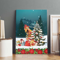 F Caw F Chicken Canvas Wall Art Funny Christmas - Wonder Print Shop
