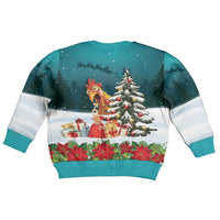F Caw F Chicken Kid Ugly Christmas Sweater Funny Christmas - Wonder Print Shop