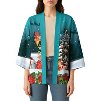 F Caw F Chicken Kimono Funny Christmas - Wonder Print Shop