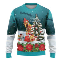F Caw F Chicken Ugly Christmas Sweater Funny Christmas - Wonder Print Shop