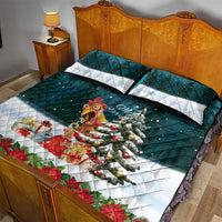 F Caw F Chicken Quilt Bed Set Funny Christmas - Wonder Print Shop