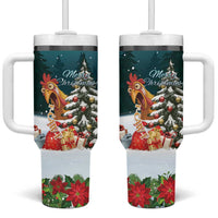 F Caw F Chicken Tumbler With Handle Funny Christmas - Wonder Print Shop