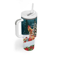 F Caw F Chicken Tumbler With Handle Funny Christmas - Wonder Print Shop