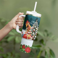 F Caw F Chicken Tumbler With Handle Funny Christmas - Wonder Print Shop