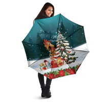 F Caw F Chicken Umbrella Funny Christmas - Wonder Print Shop