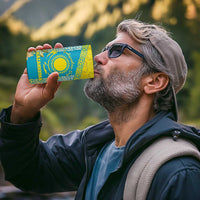 Personalised Kazakhstan Independence Day 4 in 1 Can Cooler Tumbler Lilium Peregrinum - Kazakh Pattern - Wonder Print Shop