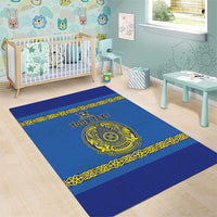 Custom Kazakhstan Hockey Area Rug Go Kazakh - Wonder Print Shop