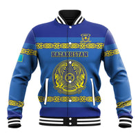 Custom Kazakhstan Hockey Baseball Jacket Go Kazakh - Wonder Print Shop