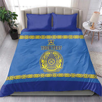 Custom Kazakhstan Hockey Bedding Set Go Kazakh - Wonder Print Shop