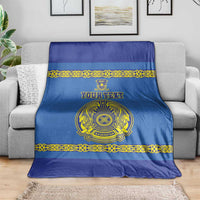 Custom Kazakhstan Hockey Blanket Go Kazakh