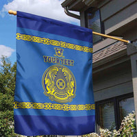 Custom Kazakhstan Hockey Garden Flag Go Kazakh - Wonder Print Shop