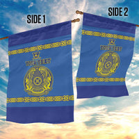 Custom Kazakhstan Hockey Garden Flag Go Kazakh - Wonder Print Shop