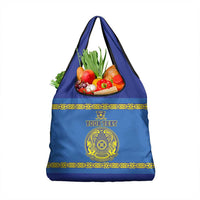 Custom Kazakhstan Hockey Grocery Bag Go Kazakh
