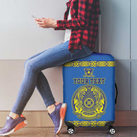 Custom Kazakhstan Hockey Luggage Cover Go Kazakh - Wonder Print Shop