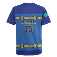 Custom Kazakhstan Hockey Rugby Jersey Go Kazakh - Wonder Print Shop