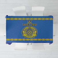 Custom Kazakhstan Hockey Tablecloth Go Kazakh - Wonder Print Shop