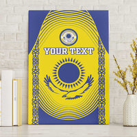 Custom Kazakhstan Football Canvas Wall Art Go The Hawks - Wonder Print Shop