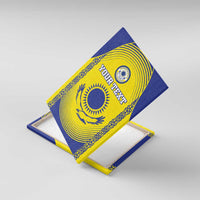 Custom Kazakhstan Football Canvas Wall Art Go The Hawks - Wonder Print Shop