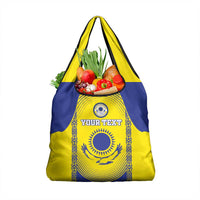Custom Kazakhstan Football Grocery Bag Go The Hawks