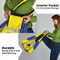 Custom Kazakhstan Football Grocery Bag Go The Hawks