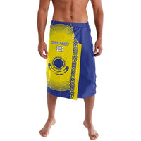 Custom Kazakhstan Football Lavalava Go The Hawks - Wonder Print Shop