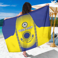 Custom Kazakhstan Football Sarong Go The Hawks - Wonder Print Shop