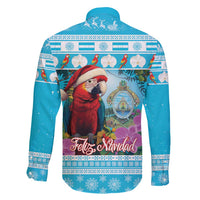 Honduras Christmas Family Matching Short Sleeve Bodycon Dress and Hawaiian Shirt Scarlet Macaw With Feliz Navidad - Wonder Print Shop