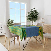 Gabon Christmas Tablecloth Coat Of Arms Joyeux Noel - Wonder Print Shop