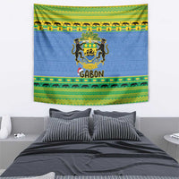 Gabon Christmas Tapestry Coat Of Arms Joyeux Noel - Wonder Print Shop