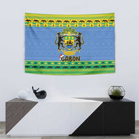 Gabon Christmas Tapestry Coat Of Arms Joyeux Noel - Wonder Print Shop