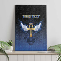 Personalised Egyptian Ankh Canvas Wall Art Egypt Hieroglyphs Pattern
