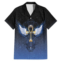 Personalised Egyptian Ankh Family Matching Mermaid Dress and Hawaiian Shirt Egypt Hieroglyphs Pattern