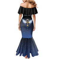 Personalised Egyptian Ankh Mermaid Dress Egypt Hieroglyphs Pattern