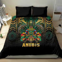 Egypt Anubis Bedding Set Golden Ancient Egypt Pattern