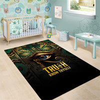 Egypt Eye of Horus Area Rug Truth Know Thyself