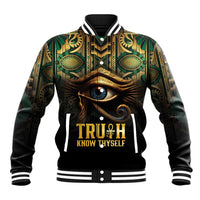 Egypt Eye of Horus Baseball Jacket Truth Know Thyself