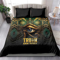 Egypt Eye of Horus Bedding Set Truth Know Thyself