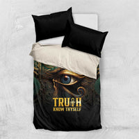 Egypt Eye of Horus Bedding Set Truth Know Thyself