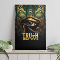 Egypt Eye of Horus Canvas Wall Art Truth Know Thyself