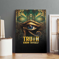 Egypt Eye of Horus Canvas Wall Art Truth Know Thyself