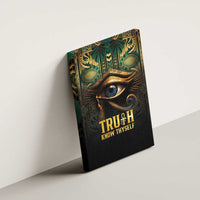 Egypt Eye of Horus Canvas Wall Art Truth Know Thyself