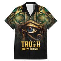 Egypt Eye of Horus Family Matching Mermaid Dress and Hawaiian Shirt Truth Know Thyself