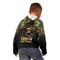 Egypt Eye of Horus Kid Hoodie Truth Know Thyself