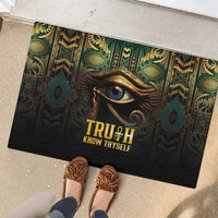 Egypt Eye of Horus Rubber Doormat Truth Know Thyself